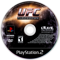 UFC Throwdown Playstation 2 US box art